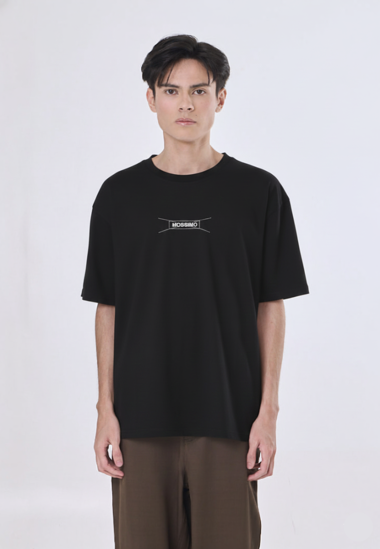 Mossimo Caspian Black Modern Fit Tee