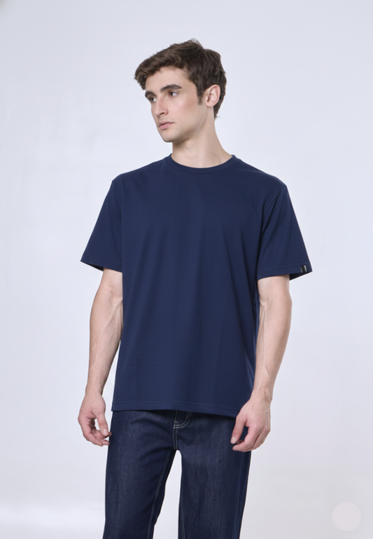 Mossimo Tom Navy Blue Comfort Fit Tee