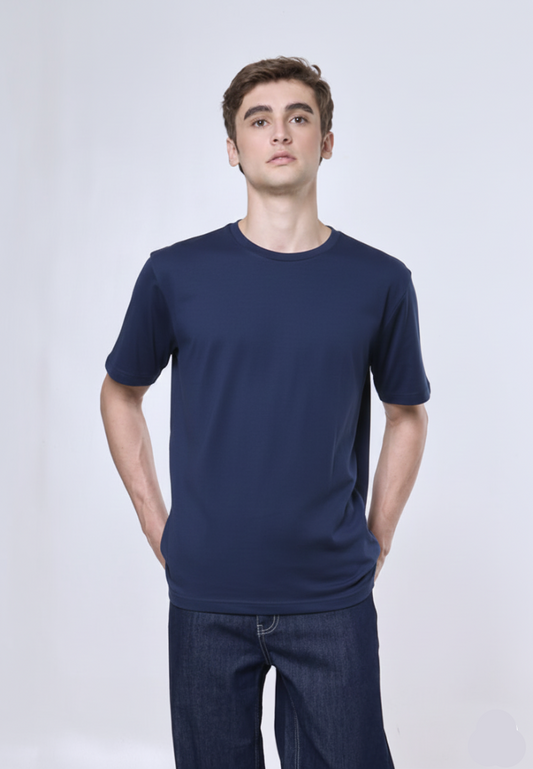 Mossimo Tom Navy Blue Comfort Fit Tee