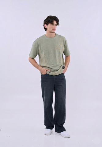 Mossimo Zale Pale Green Urban Fit Tee For Men