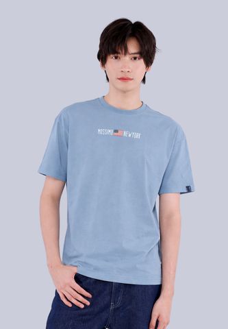 Mossimo Samuel Blue Urban Fit Tee For Men