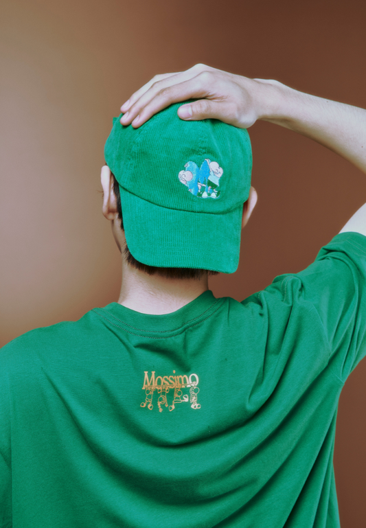 Mossimo Schnozy Jelly Bean Corduroy Cap with Embroidery Unisex