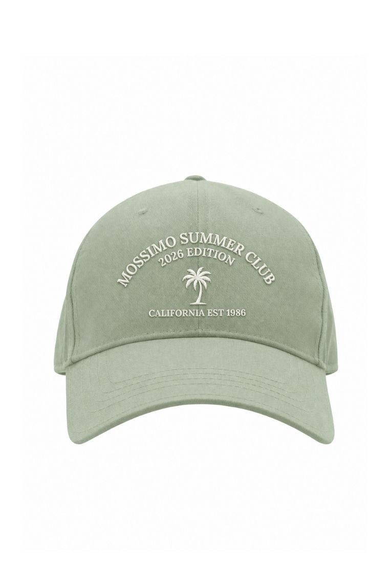 Mossimo Light Green Unisex Summer Club Baseball Cap with Embroidery