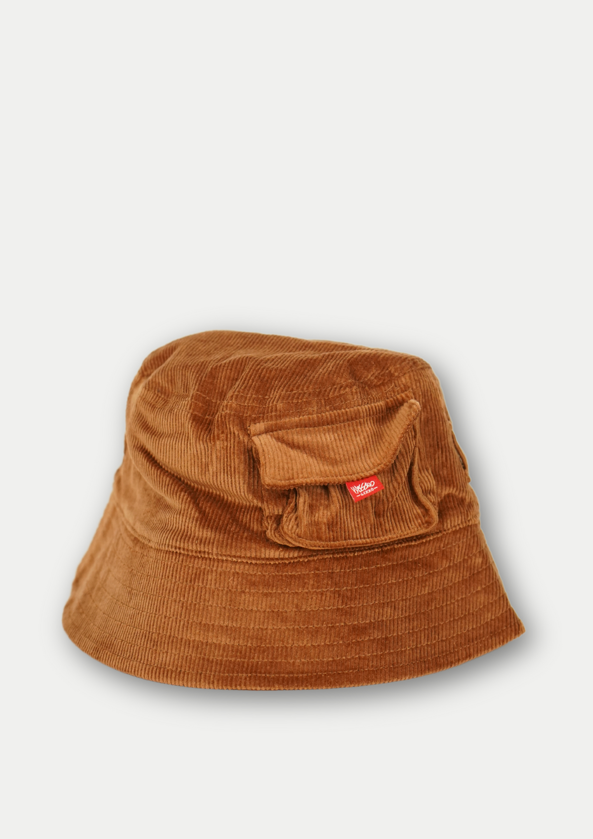 Mossimo Gekko Brown Bucket Hat with Pencil Holder