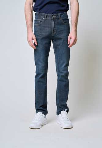 Mossimo Nathaniel Dark Blue Most Wanted Denim Basic Five Pocket Jeans