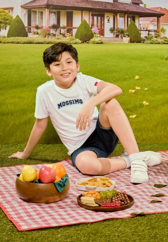 Mossimo Kids River White Basic Graphic Tshirt For Boys