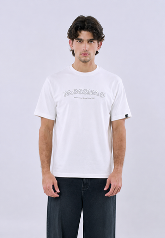 Mossimo Men's Basic Comfort Fit Embossed Logo Tee