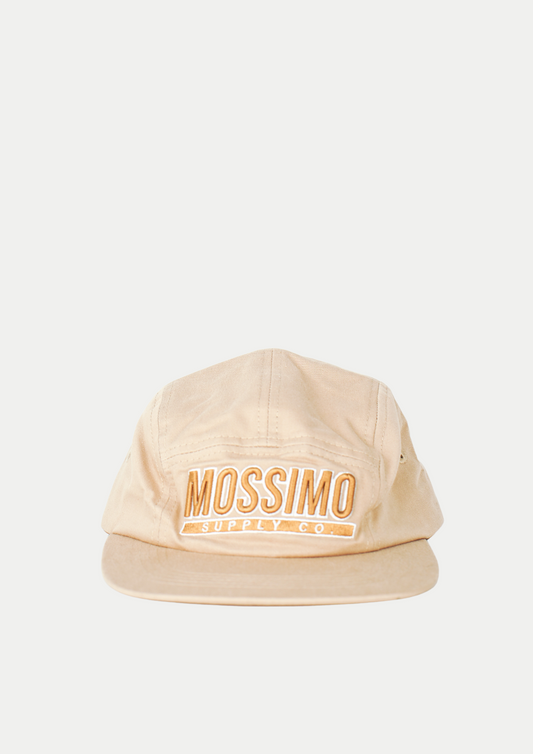 Mossimo Beige Panel Cap with Embroidery