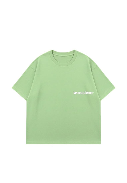 Mossimo Light Green Unisex Club Cropped Fit Tee For Men For Women