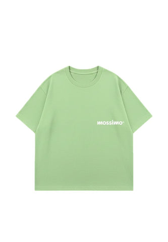 Mossimo Light Green Unisex Club Cropped Fit Tee For Men For Women