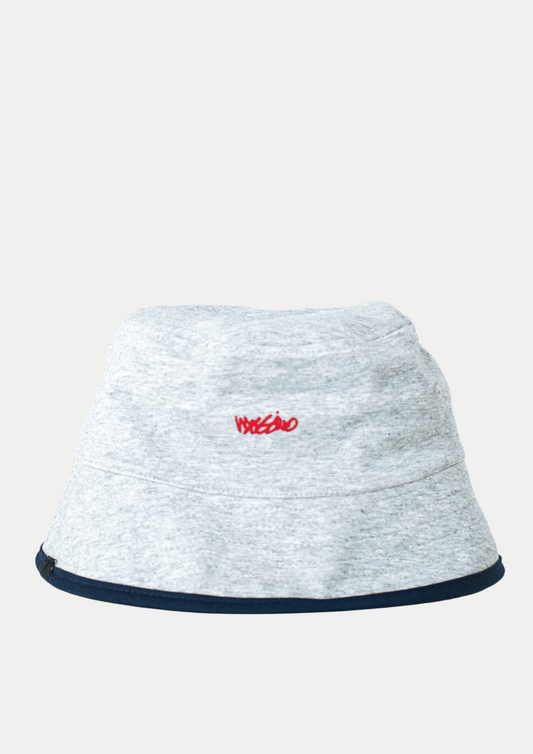 Mossimo White Heather Gray Reversible Bucket Hat