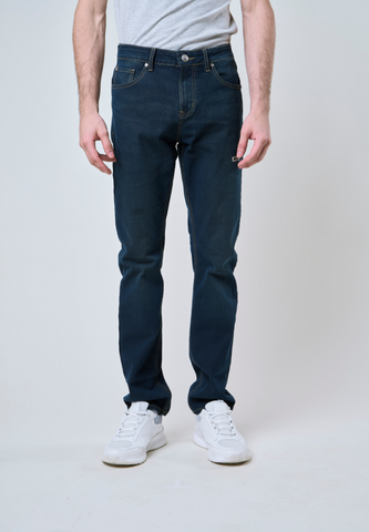 Mossimo Adriel Dark Blue Slim Tapered Denim Basic Five Pocket Jeans