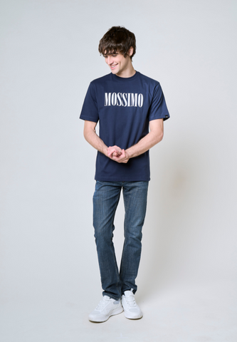 Mossimo Nathaniel Dark Blue Most Wanted Denim Basic Five Pocket Jeans