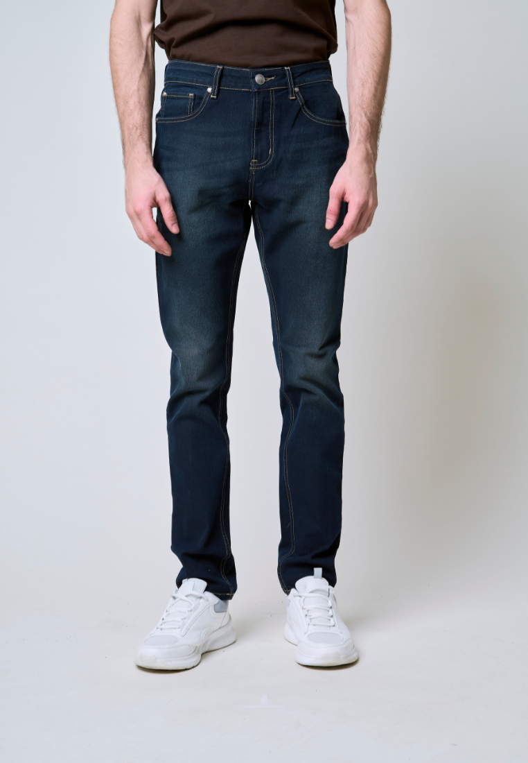 Mossimo Jasper Dark Blue Most Wanted Denim Basic Five Pocket Jeans
