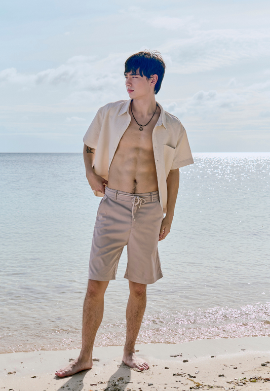 Mossimo Khaki Shorts w/ back Garterized For Men