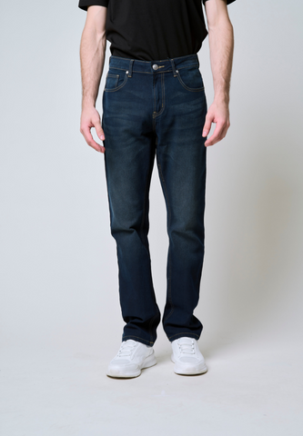 Mossimo Clarence Dark Blue Most Wanted Denim Basic Five Pocket Jeans