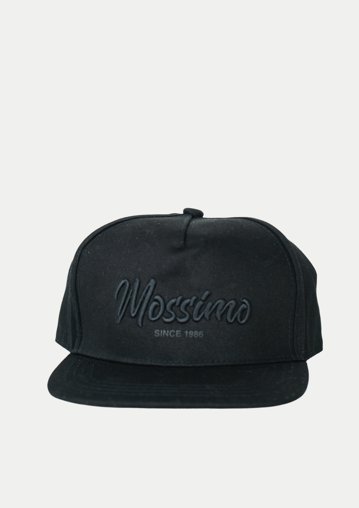 Mossimo Black Snapback Cap with Embossed Embroidery