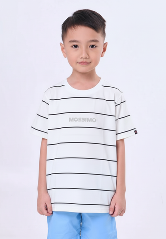 Mossimo Kids Kaiden White Basic Regular Tshirt