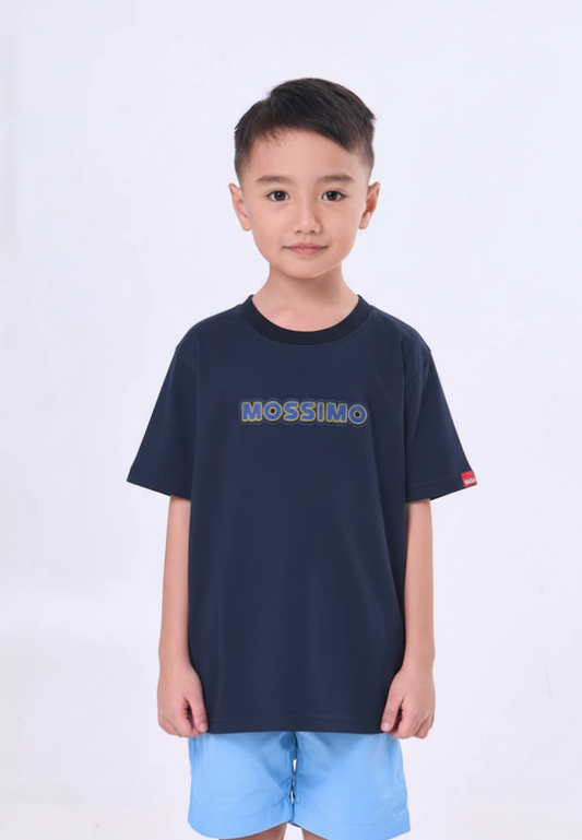 Mossimo Kids Dale Soda Blue Basic Graphic Tshirt