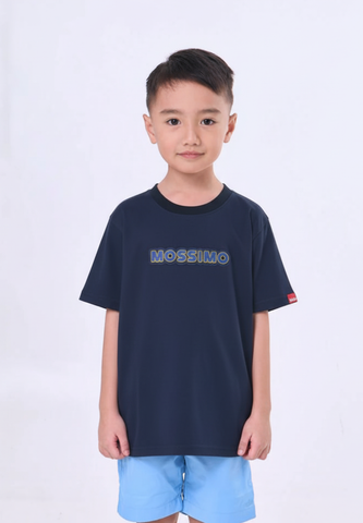 Mossimo Kids Dale Soda Blue Basic Graphic Tshirt