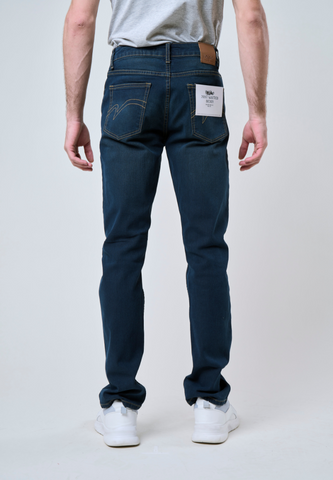Mossimo Adriel Dark Blue Slim Tapered Denim Basic Five Pocket Jeans