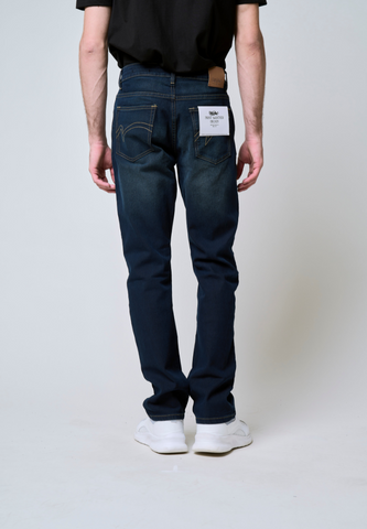 Mossimo Clarence Dark Blue Most Wanted Denim Basic Five Pocket Jeans