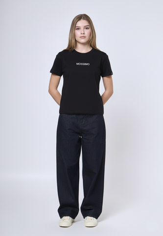 Mossimo Antoinette Black Classic Fit Tee
