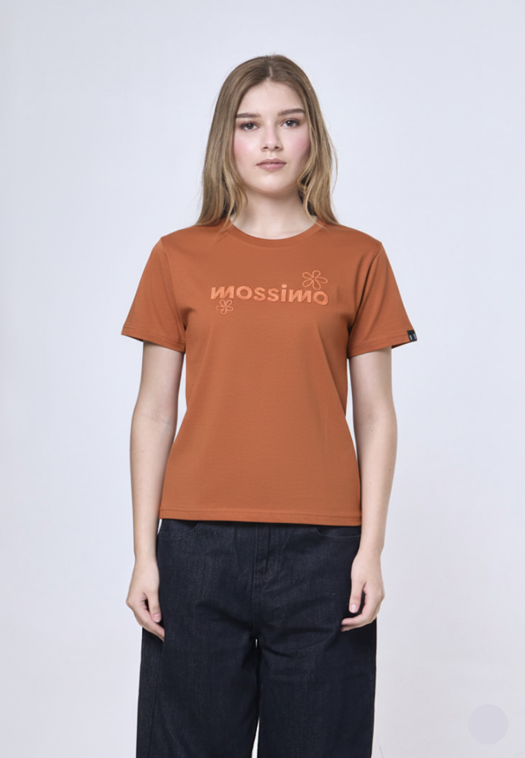 Mossimo Selene Rust Classic Fit Tee