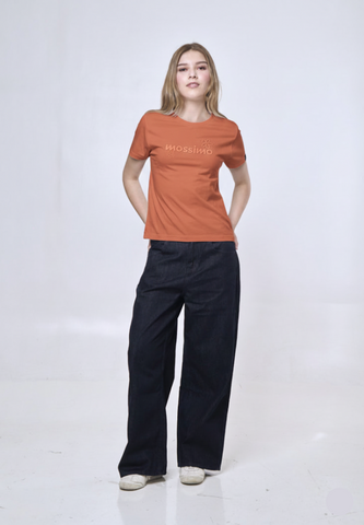 Mossimo Selene Rust Classic Fit Tee
