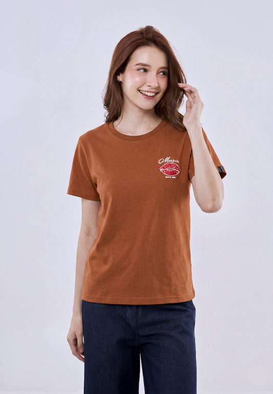 Mossimo Colette Rust Classic Fit Tee For Women