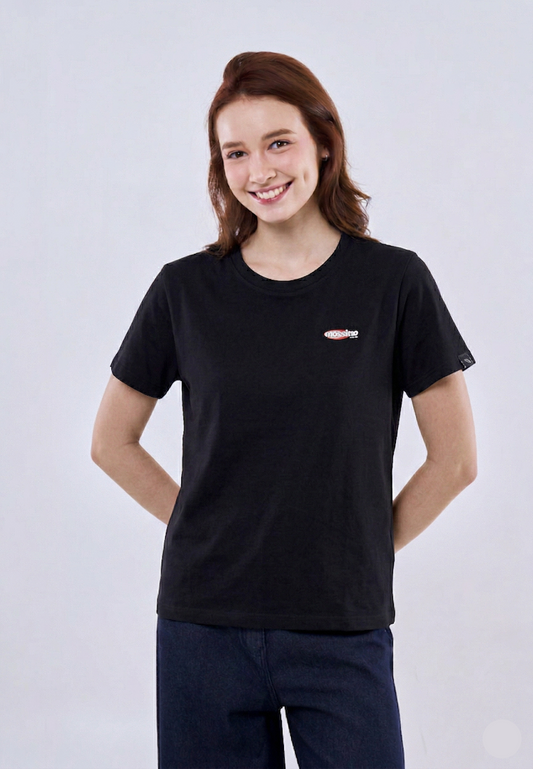 Mossimo Amara Black Classic Fit Tee For Women