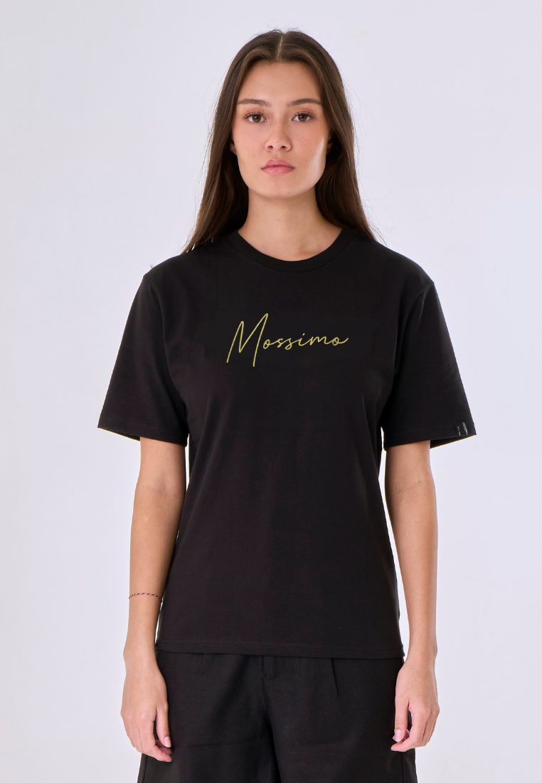 Mossimo Zariah Black Modern Fit Tee For Women