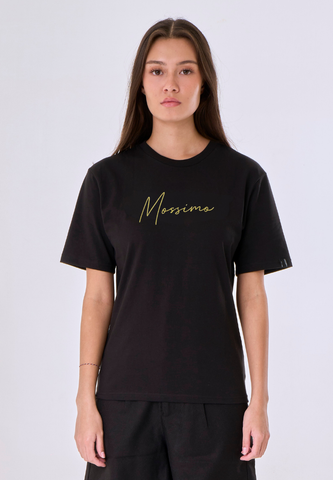 Mossimo Zariah Black Modern Fit Tee For Women