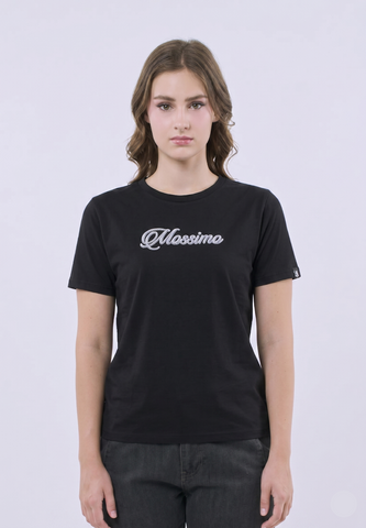 Mossimo Kira Black Classic Fit Tee For Women