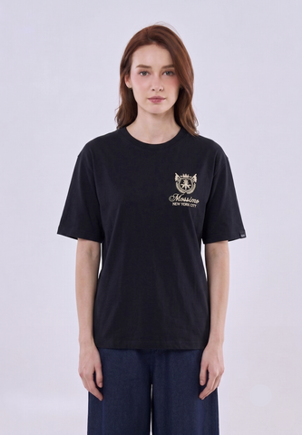 Mossimo Mira Black Modern Fit Tee For Women