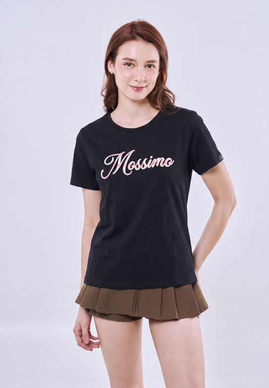 Mossimo Zorielle Black Classic Fit Tee For Women