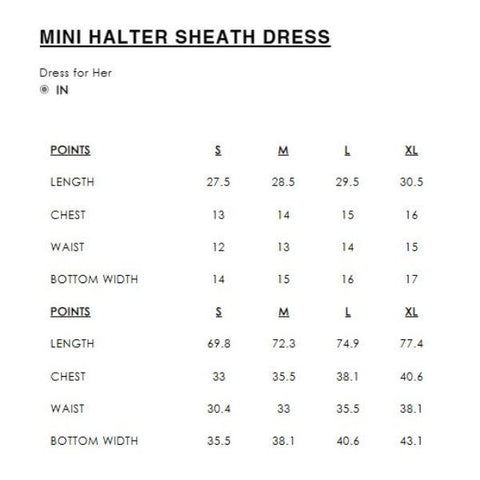 Joyce Black Mini Halter Sheath Dress