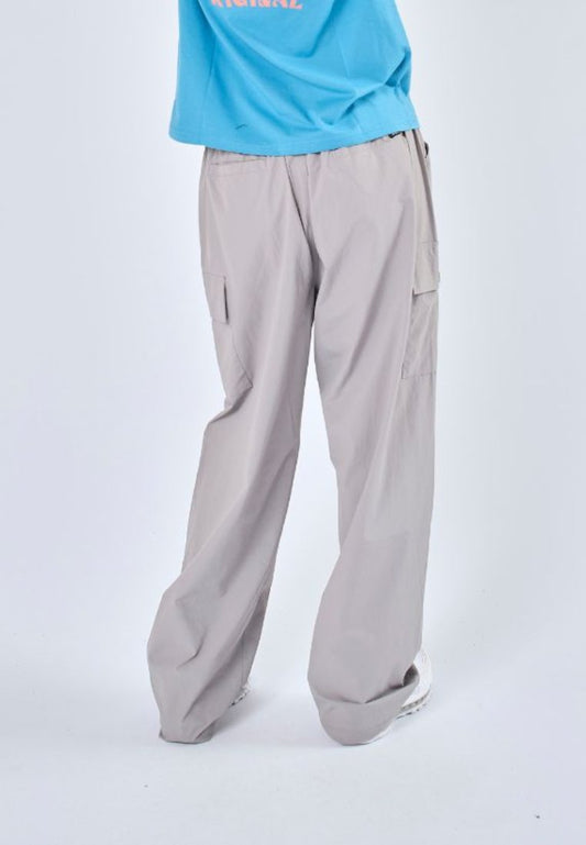 Mossimo Fritzie Gray Loose Cargo Parachute Pants