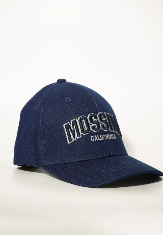 Mossimo Kids Medium Blue Embroidered Denim Baseball Cap