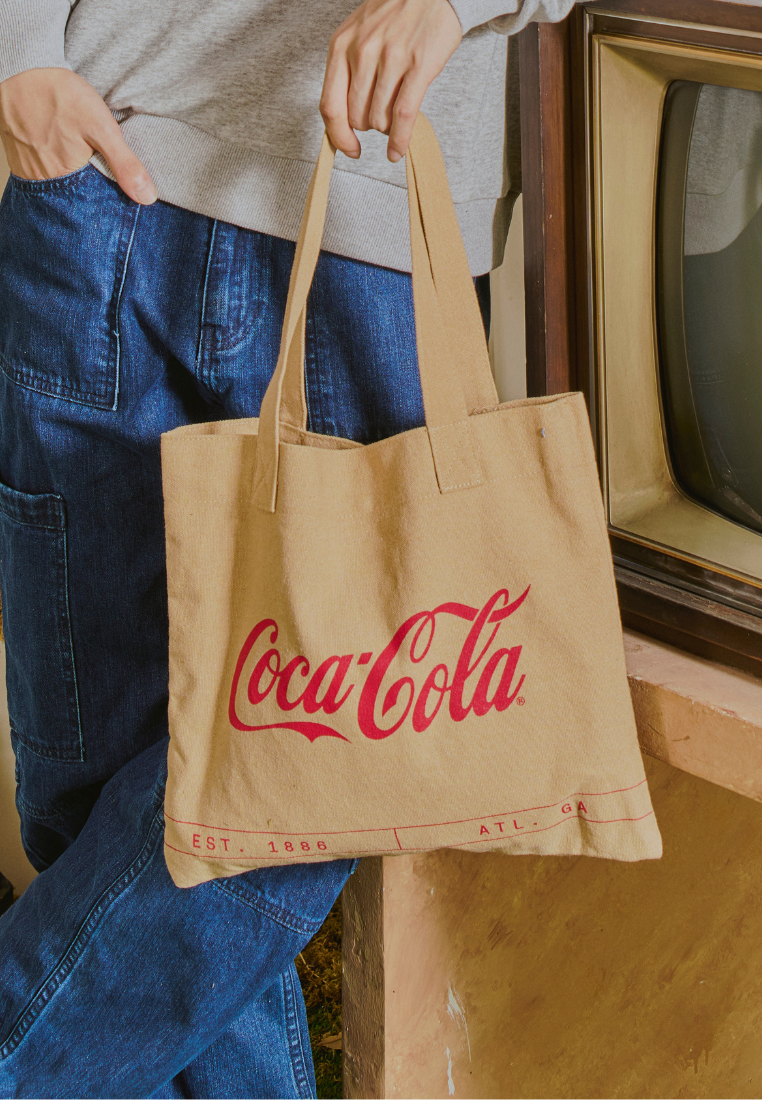 Mossimo Coca Cola Khaki Tote Bag