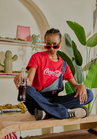 Mossimo Zea Red Coca Cola Classic Fit Tee