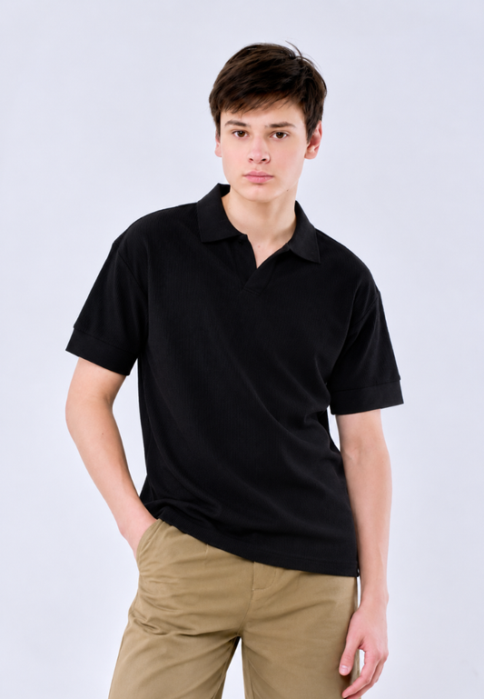 Mossimo Men's Black Urban Polo Shirt