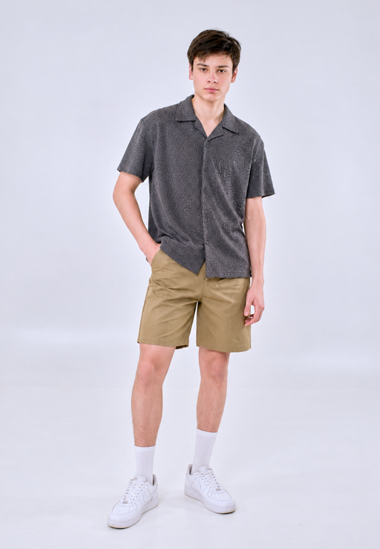 Mossimo Men's Dark Gray Boxy Polo Shirt