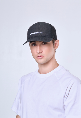 Mossimo Black Trucker Cap w/ 3D Embroidery