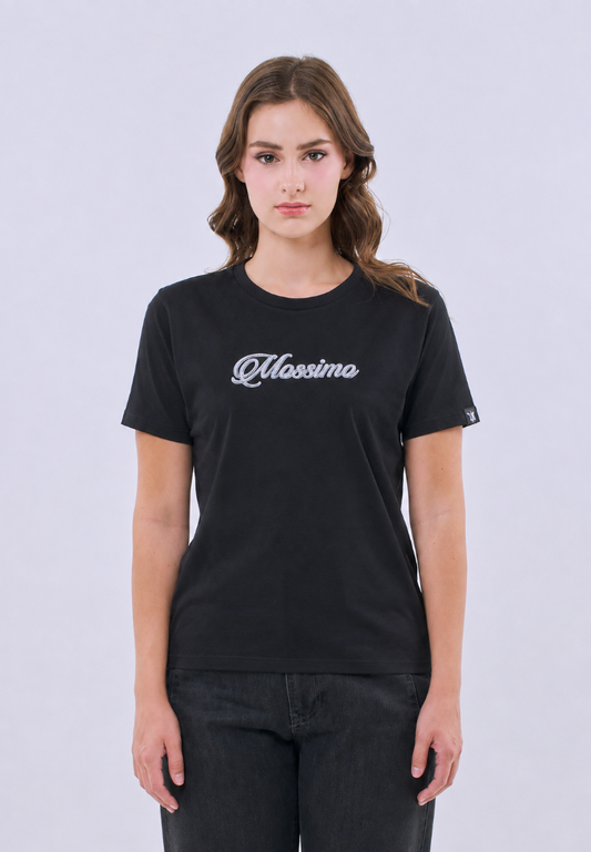 Mossimo Kira Black Classic Fit Tee For Women