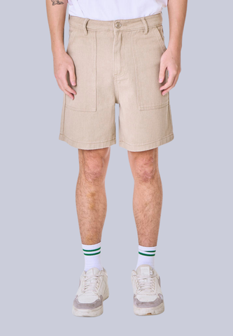 Mossimo  Axelson Khaki Baggy Fit Cargo Shorts