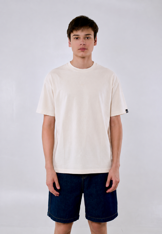 Mossimo Thomas Cream Urban Fit Tee