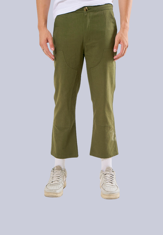 Mossimo Cristoff Olive Green Bootcut Twill Pants