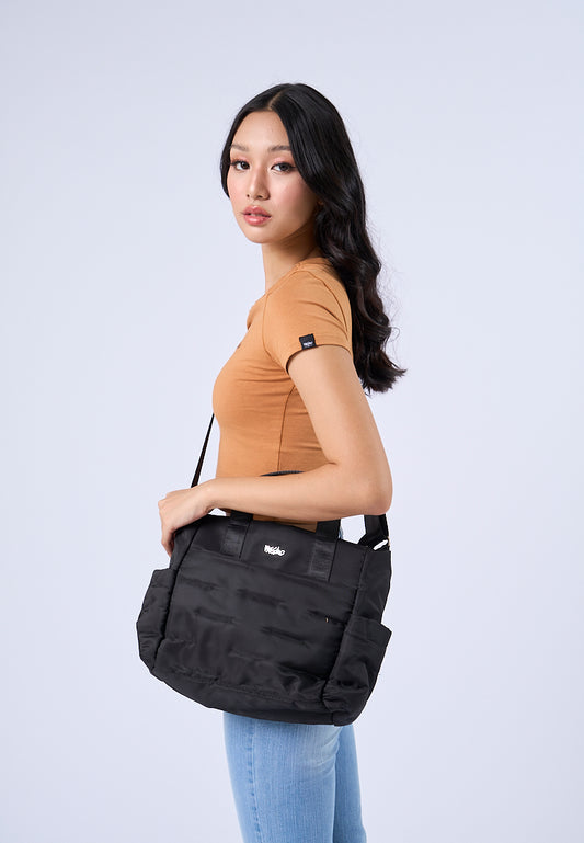 Mossimo Criselle Black Shoulder/ Tote Bag