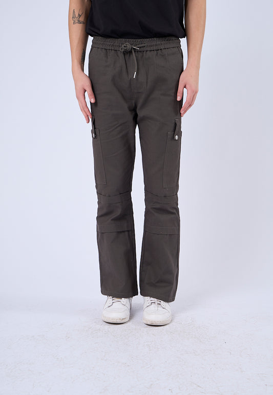 Mossimo Kobi Dark Gray Flared Fit Cargo Pants